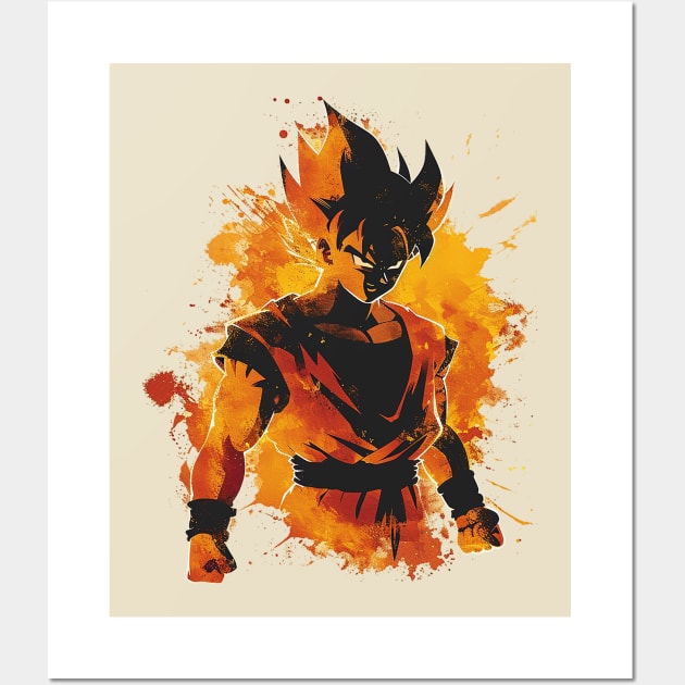 goku Wall Art by pokermoment